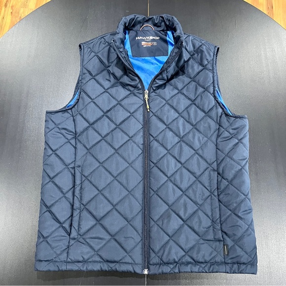 Men’s Hawke & Co Sport Performance Diamond Quilted Puffer Vest Size Medium - Picture 1 of 9